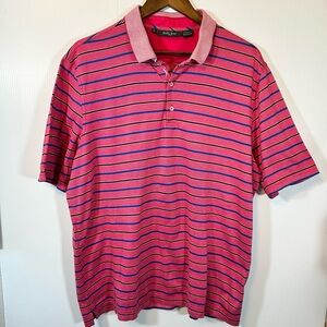 Bobby Jones Golf Polo Shirt Striped XL